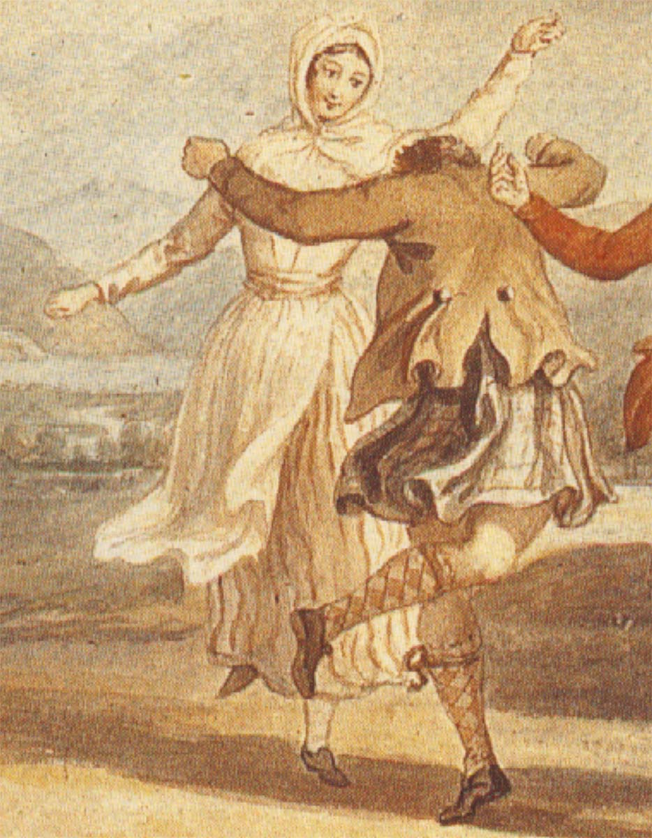 Highland Dance, par David Allan, 1780